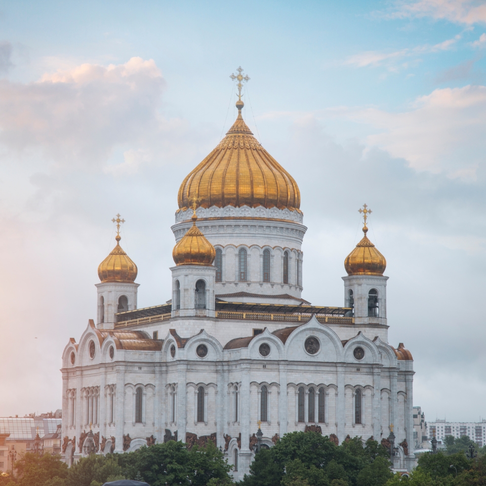 ภาพ : วิหารเซ็นต์เดอะซาเวียร์ Cathedral of Christ The Saviour ,รัสเซีย
